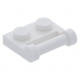 LEGO lapos elem 1x2 zárt végű fogantyúval, fehér (48336)